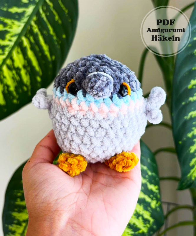 Barry die Pummelige Taube Amigurumi Anleitung (4)
