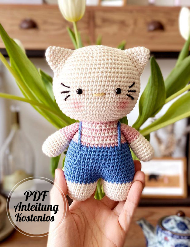 Hello Kitty Amigurumi Häkeln Anleitung Kostenlos PDF (2)