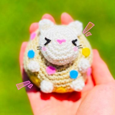 Katze im Donut häkeln Schritt für Schritt (1)