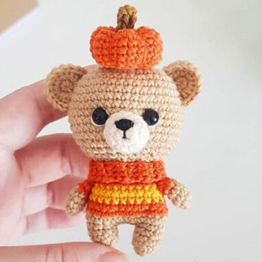 Kürbis Bär Häkeln Amigurumi Anleitung Kostenlos PDF