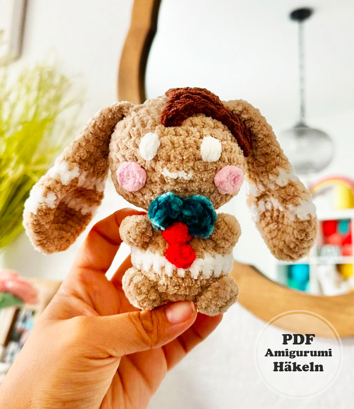 Lebkuchen-Hase häkeln kostenlose Anleitung (2)