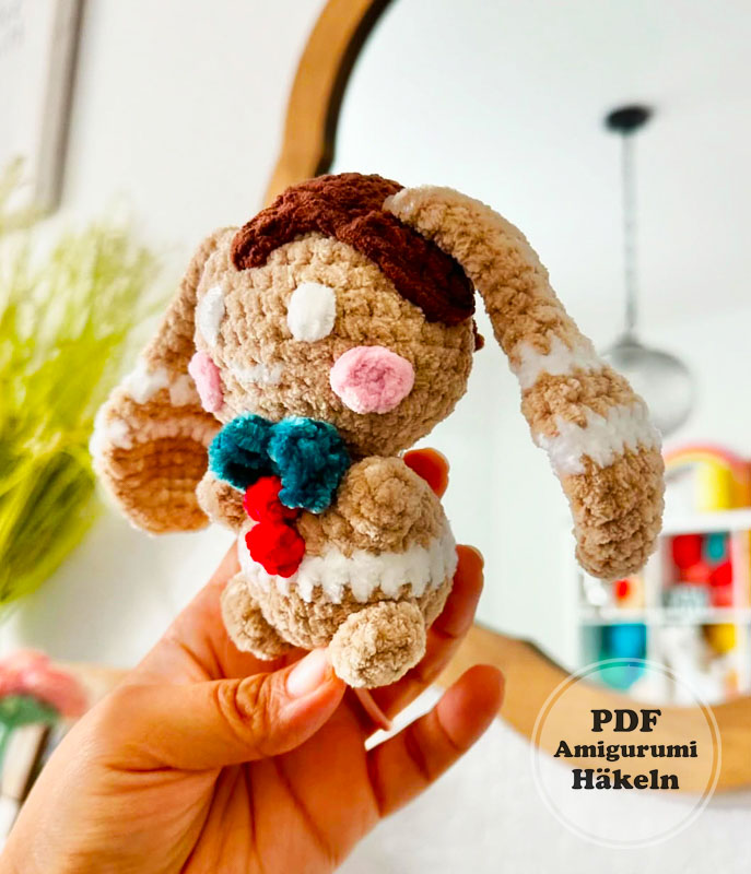 Lebkuchen-Hase häkeln kostenlose Anleitung (3)