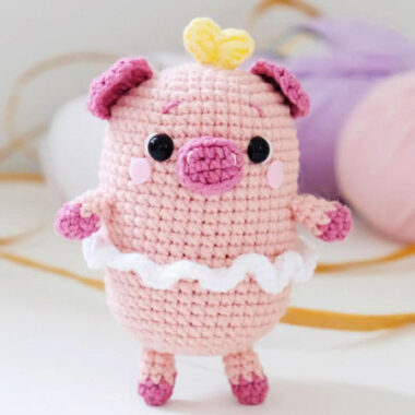 Mohn Schwein Häkeln PDF Amigurumi Anleitung Kostenlos (2)