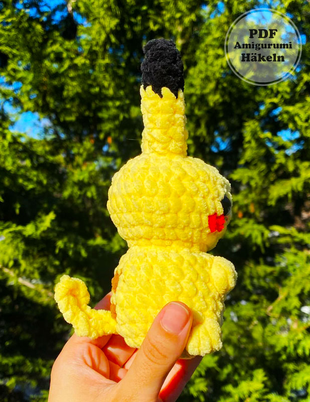 Ohne Nähen Pikachu Amigurumi Anleitung Kostenlos (2)