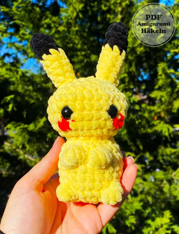 Ohne Nähen Pikachu Amigurumi Anleitung Kostenlos (3)
