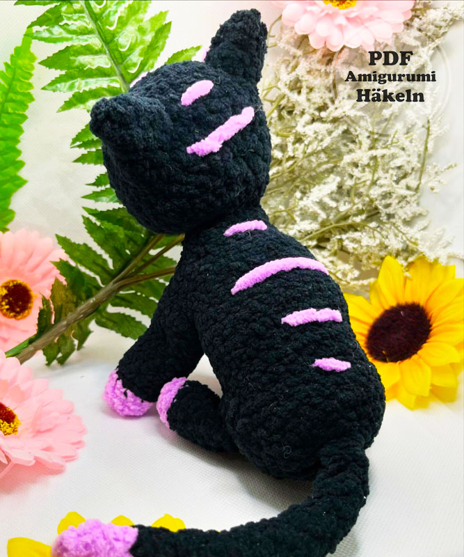 Schwarze Mond Katze Häkelanleitung PDF Kostenlos (2)