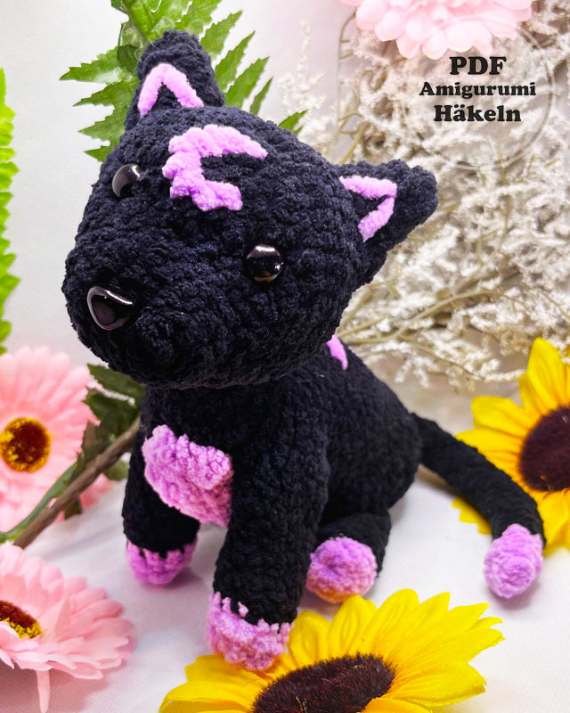 Schwarze Mond Katze Häkelanleitung PDF Kostenlos (3)