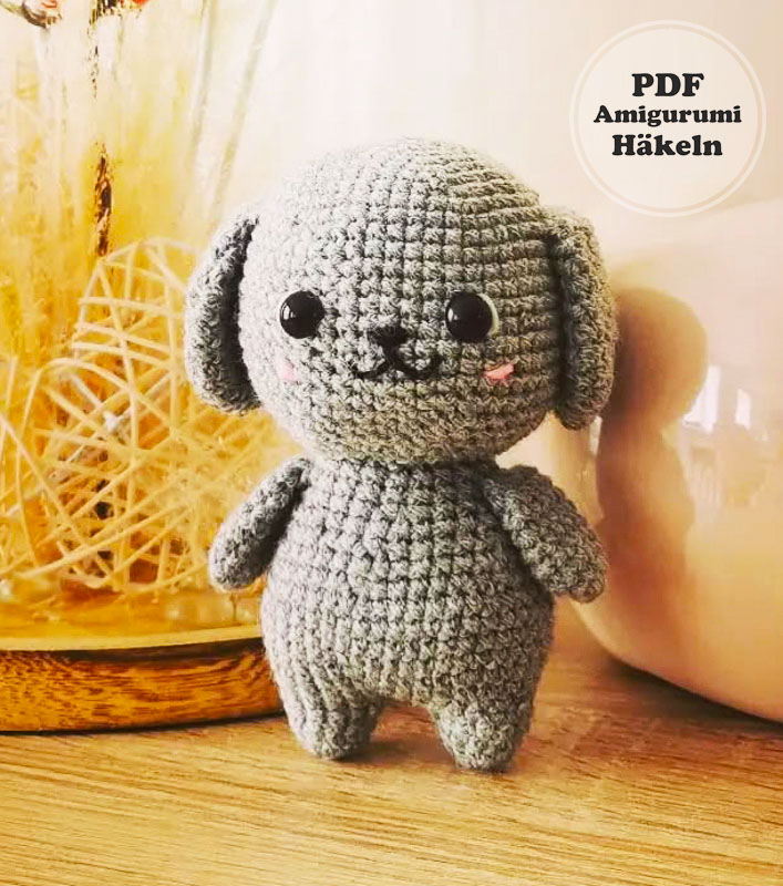 Amigurumi Welpe Chloe Häkelanleitung Schritt für Schritt (2)