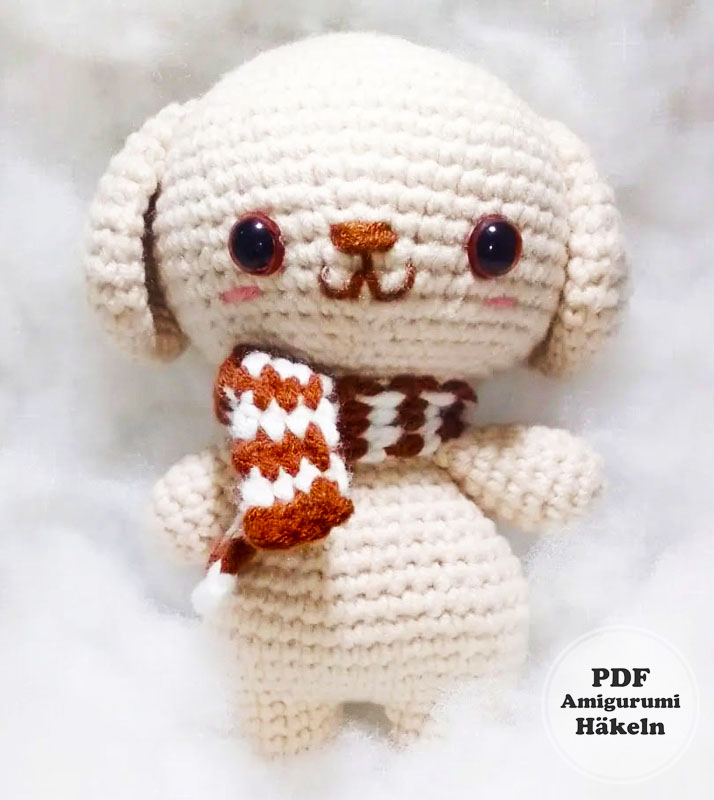 Amigurumi Welpe Chloe Häkelanleitung Schritt für Schritt (3)