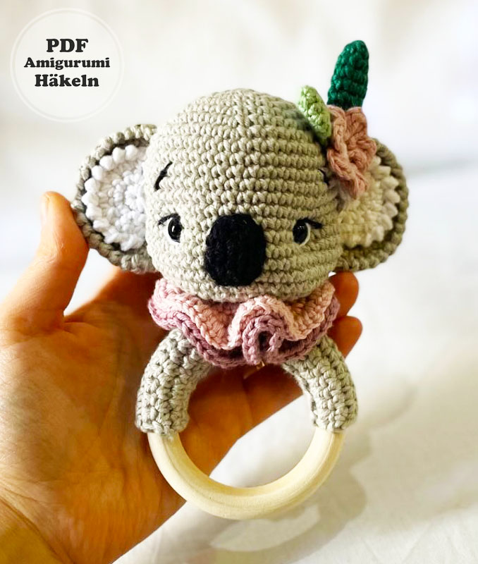 Koala-Rassel häkeln Schritt für Schritt (1)