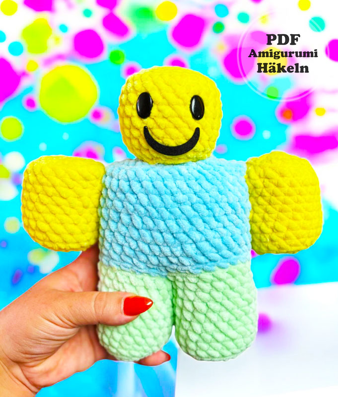 Roblox Noob Puppe Häkeln PDF Anleitung Kostenlos (2)