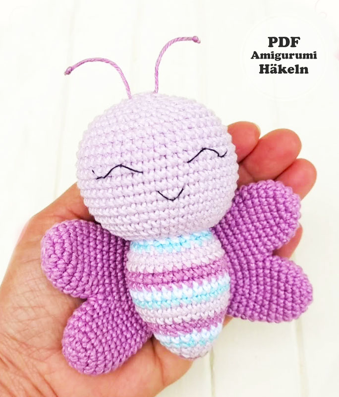 Schmetterling Pinky Häkeln PDF Anleitung Kostenlos (1)
