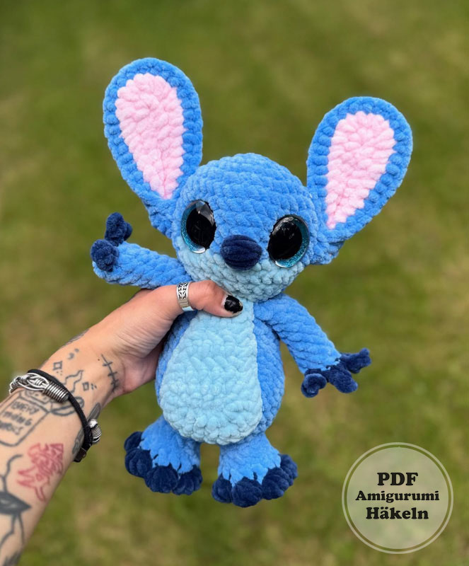Stitch mit Engel-Mod Häkeln PDF Anleitung Kostenlos (3)