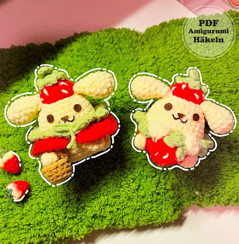 Pompompurin Hase Amigurumi PDF Anleitung Kostenlos (2)