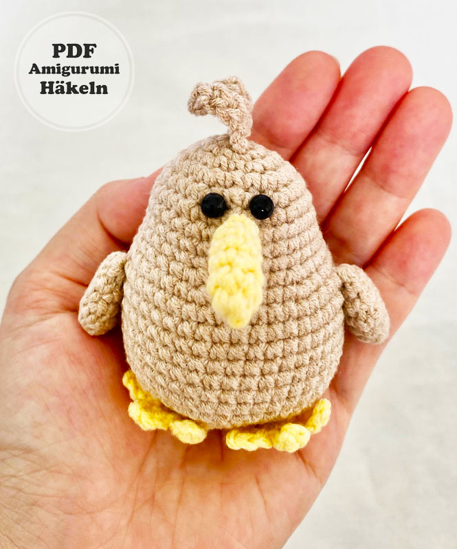 Amigurumi Kiwi Vogel PDF Anleitung Kostenlos (2)