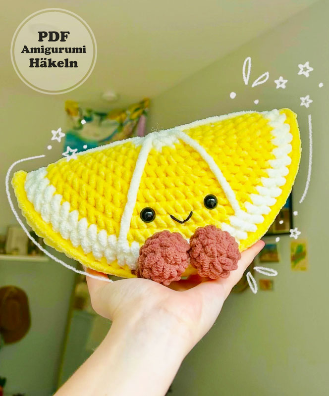 Plüsch-Zitrusfrucht Amigurumi - Häkelanleitung (3)
