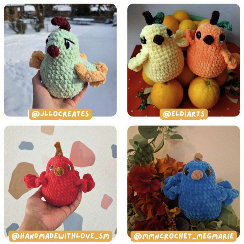 Pear Peep der Vogel Häkeln für Anfänger (1)