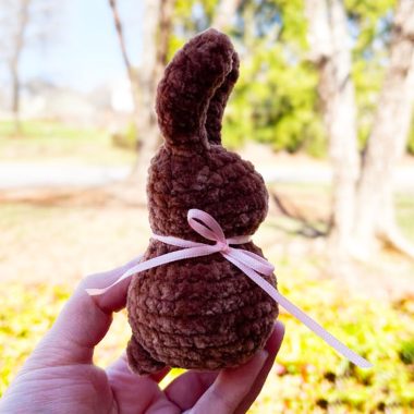 Schokoladenhäschen zu Ostern Häkelanleitung (1)