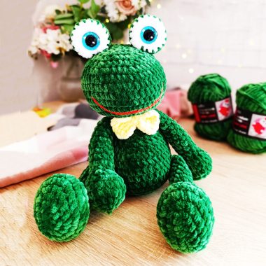 Fröschlein Amigurumi Anleitung Schritt für Schritt (1)