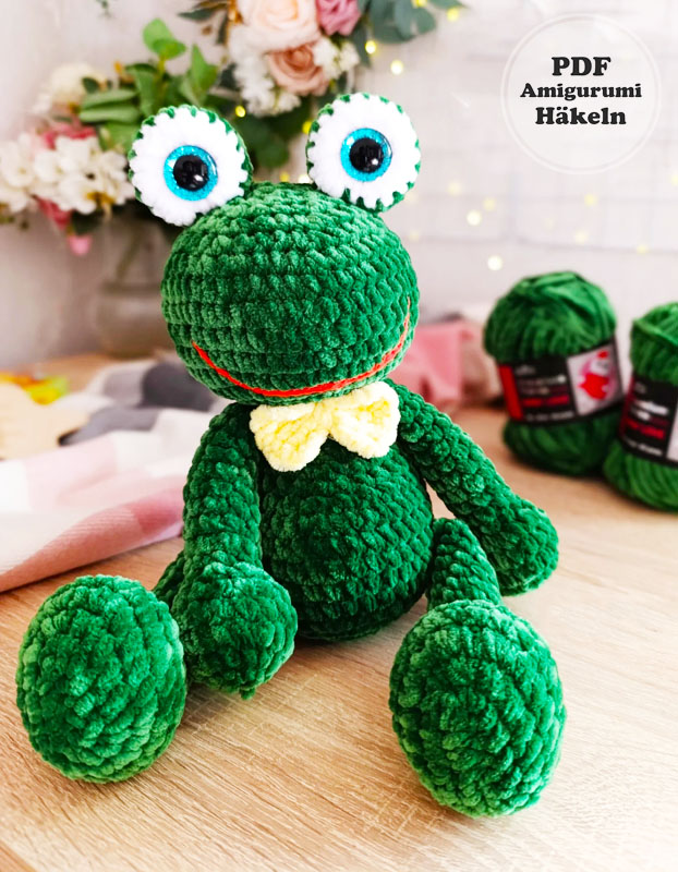 Fröschlein Amigurumi Anleitung Schritt für Schritt (2)