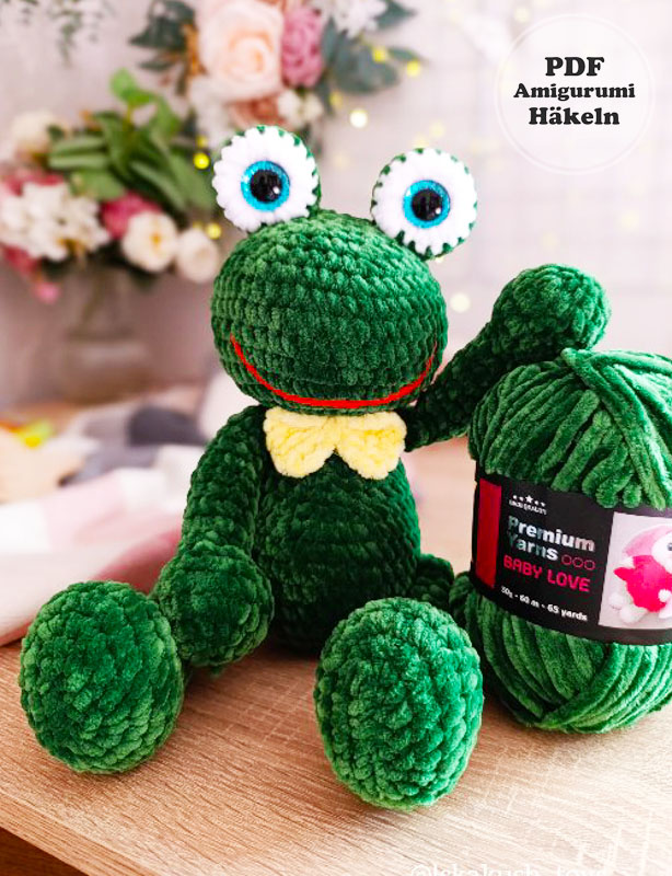 Fröschlein Amigurumi Anleitung Schritt für Schritt (3)