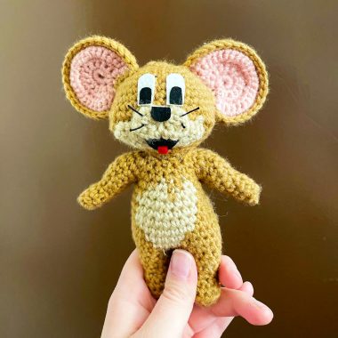 Jerry Maus Amigurumi Anleitung kostenlos (1)