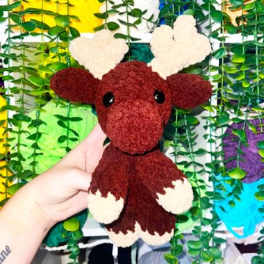 Mocha der Elch Häkeln Anleitung Schritt für Schritt (1)