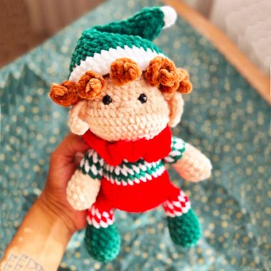 Plüsch Elfe Puppe Häkeln Anleitung Schritt für Schritt (1)