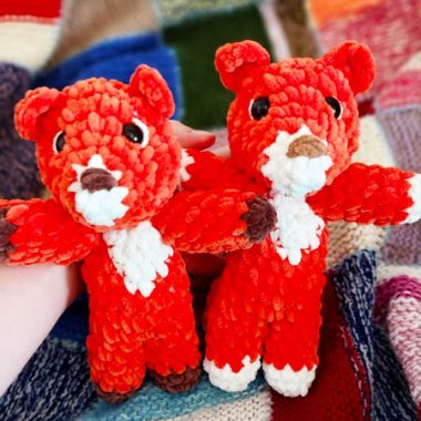 Plüsch Fuchs Häkeln Anleitung für Anfänger (1)