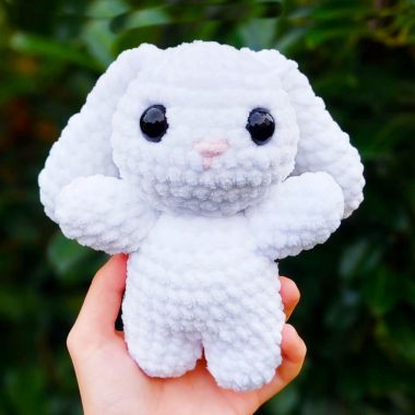 Schneeball-Hase Häkeln für Anfänger (1)