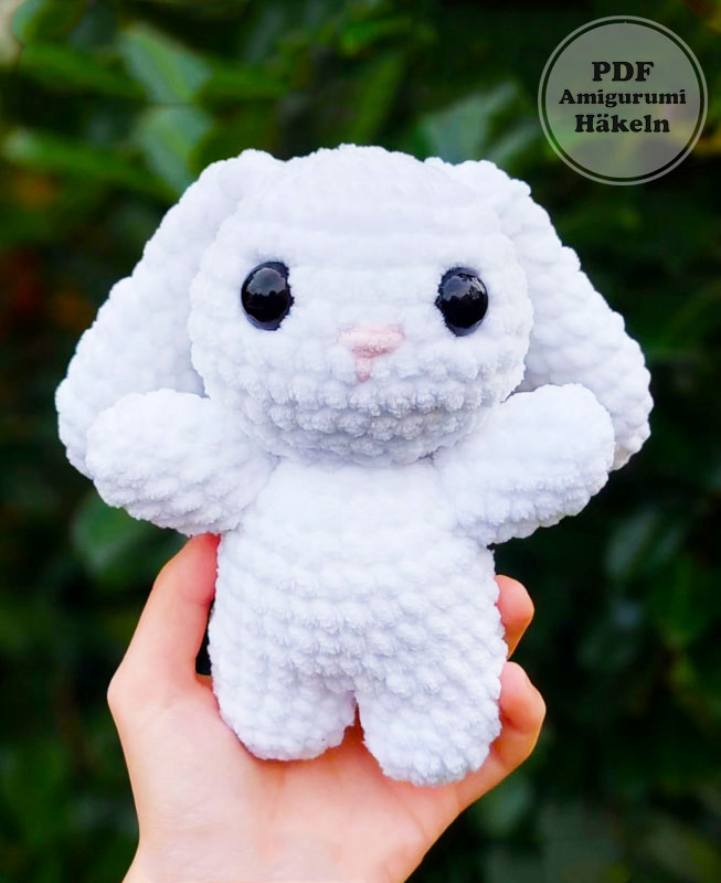 Schneeball-Hase Häkeln für Anfänger (3)