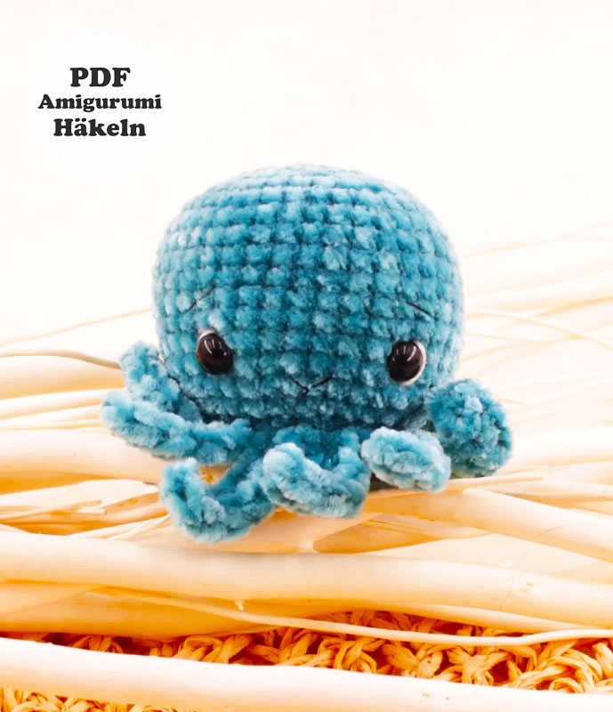 Umily der Oktopus Häkeln Anleitung Schritt für Schritt (3)