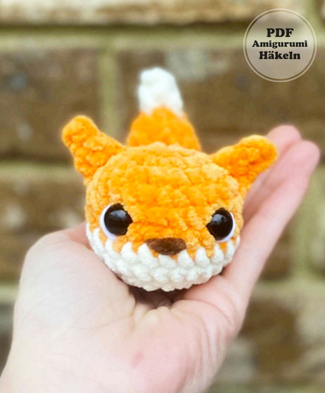 Fuchs-Stressball Amigurumi PDF Kostenlos (1)