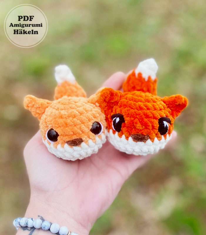 Fuchs-Stressball Amigurumi PDF Kostenlos (2)