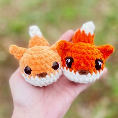 Fuchs-Stressball Amigurumi PDF Kostenlos (3)