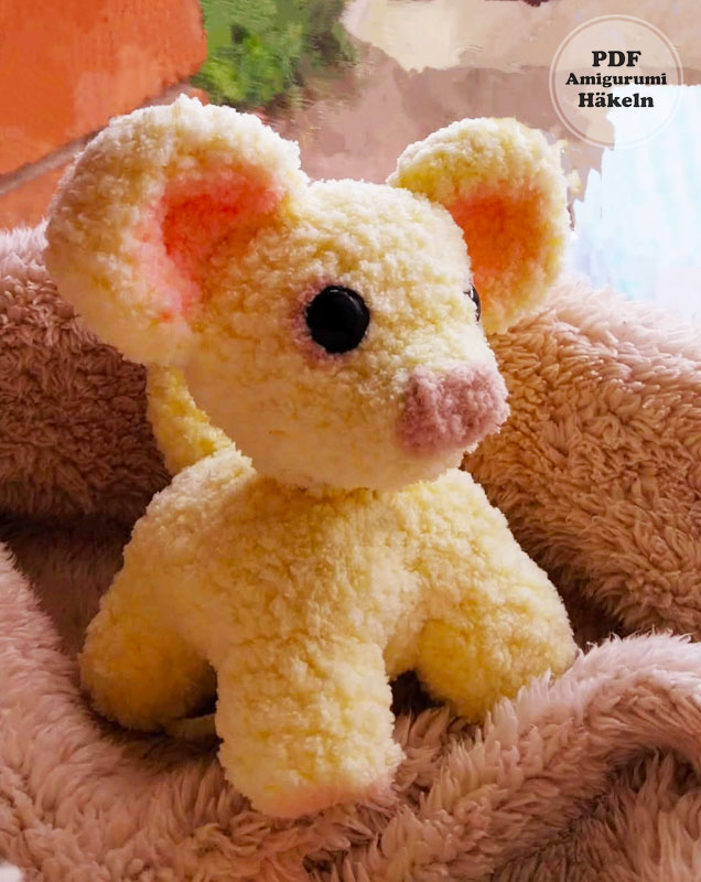 Löwenbaby häkeln Kostenlose Schritt-für-Schritt (2)