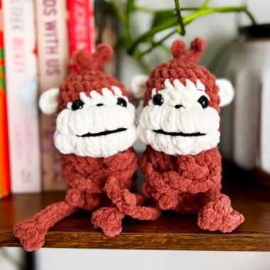 Ohne Nähen Affe Amigurumi Anleitung Schritt für Schritt (1)