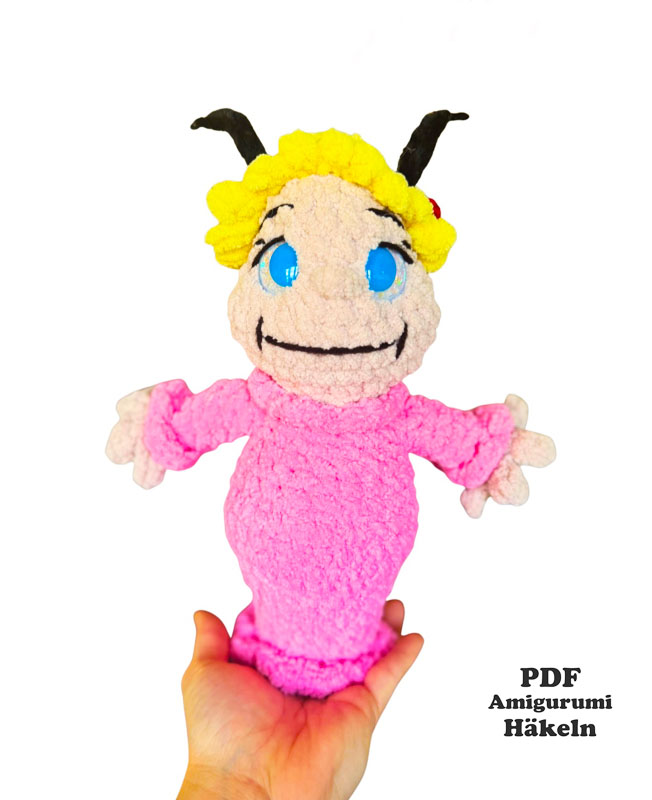 Cindy, Lou Who Puppe Amigurumi Kostenlose Anleitung (2)
