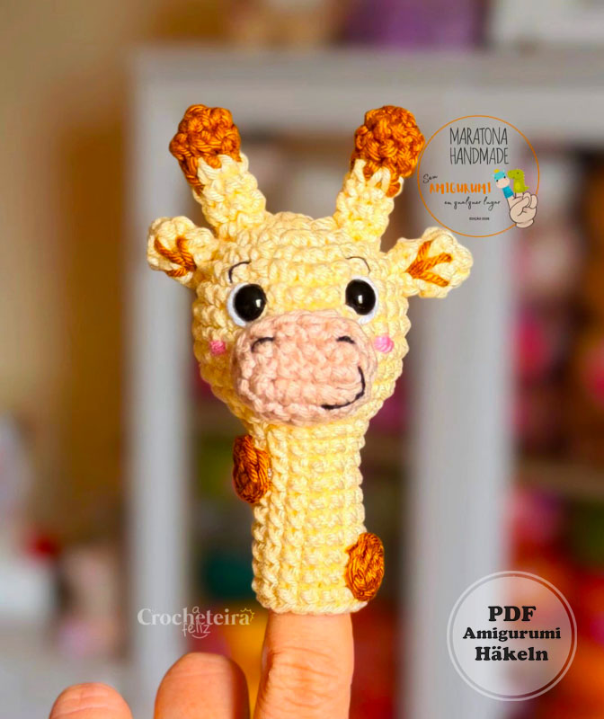 Finger Giraffe häkeln für Anfänger (2)