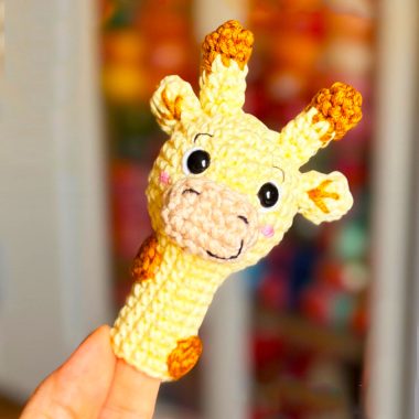 Finger Giraffe häkeln für Anfänger (3)