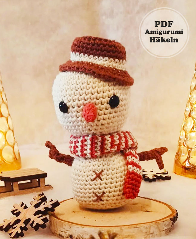 Schneemann für den Winter Anleitung PDF Kostenlos (2)