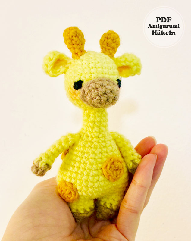 Gepunktete Giraffe Molly Häkelanleitung (2)