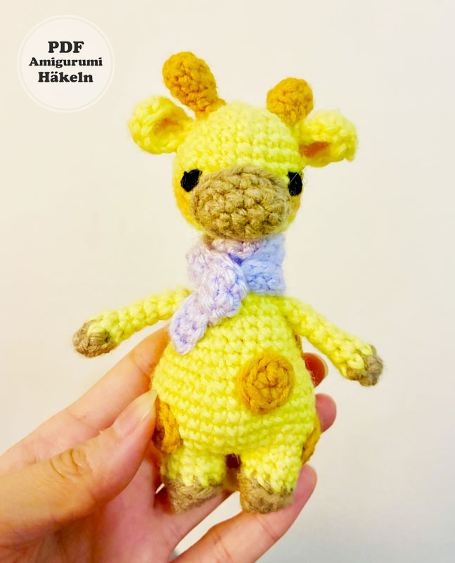 Gepunktete Giraffe Molly Häkelanleitung (3)