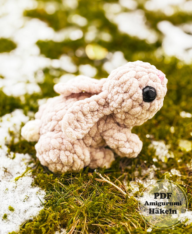 Benny das realistische Häschen häkeln Schritt für Schritt (3)