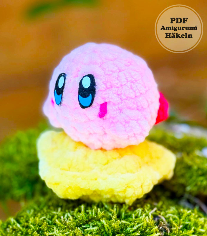 Baby-Kirby auf einem Stern häkeln Kostenloses PDF (3)