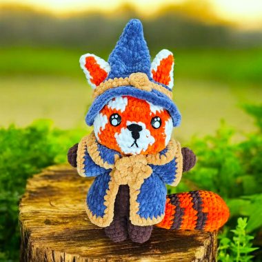 Boba der Zauberer Fuchs Häkelanleitung (1)