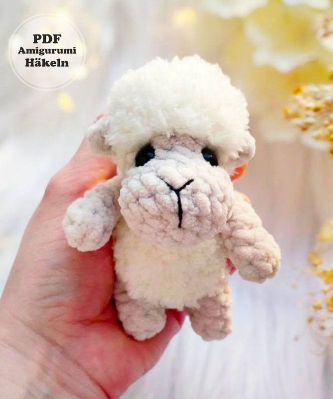 Flauschiges Baby Schaf Amigurumi PDF Anleitung (2)