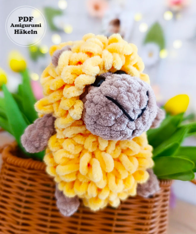 Flauschiges Baby Schaf Amigurumi PDF Anleitung (3)