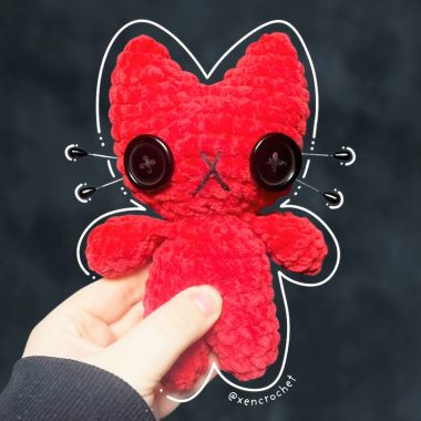 Edgy Emo-Katze Häkelanleitung Kostenlose (2)