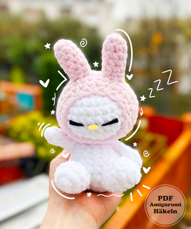 My Melody Häkelanleitung Schritt für Schritt (3)